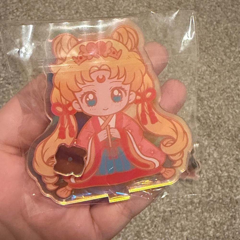 Sailor Moon Sailor Moon Tsukino Usagi Holographic Spinning Collectible Card, New